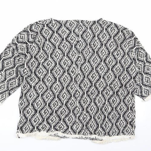 Preworn Womens Multicoloured Geometric  Pullover Jumper Size 16