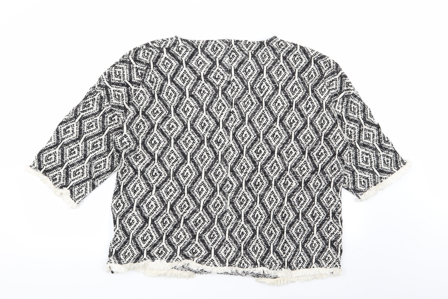 Preworn Womens Multicoloured Geometric  Pullover Jumper Size 16