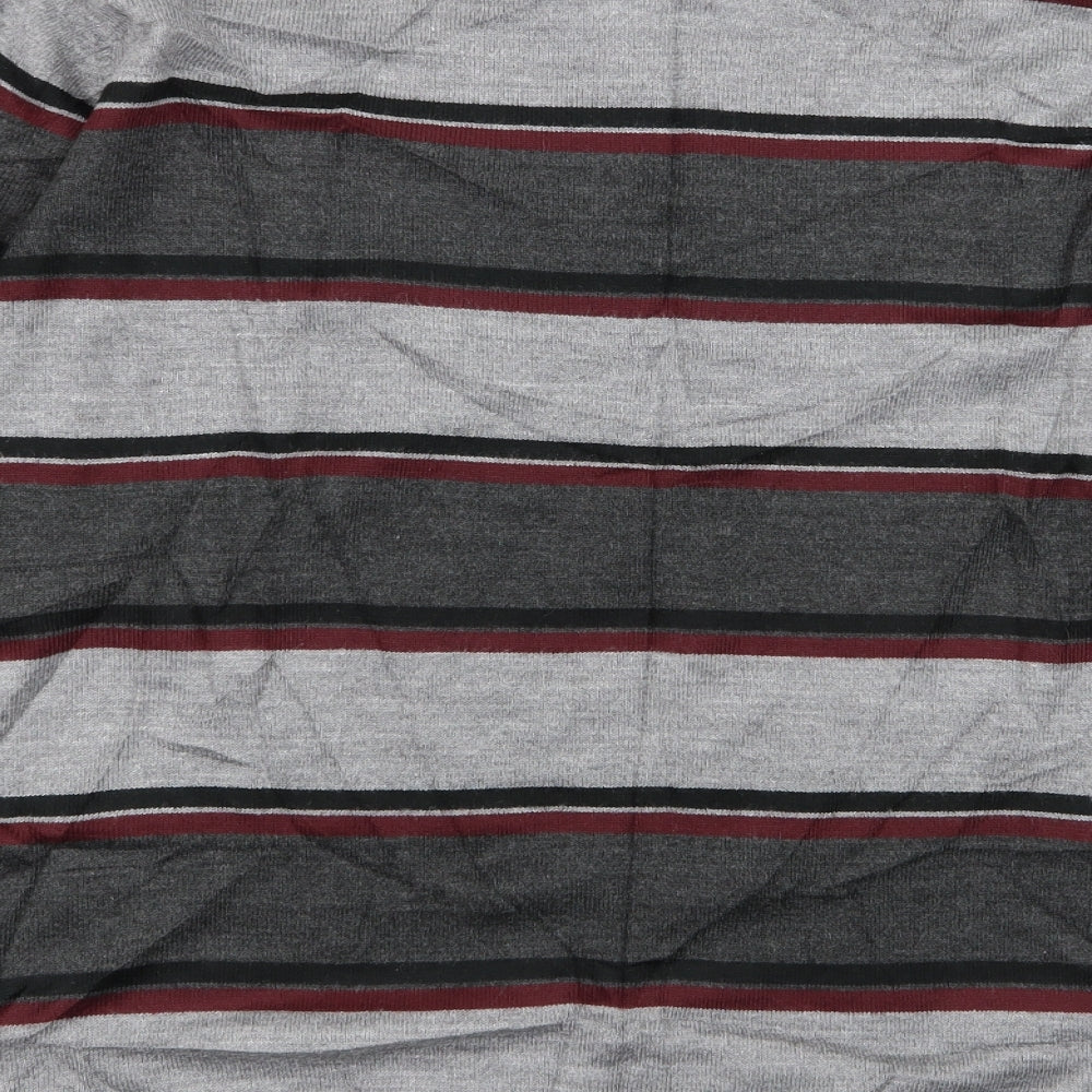 Peacocks Mens Multicoloured Striped  Pullover Jumper Size XL