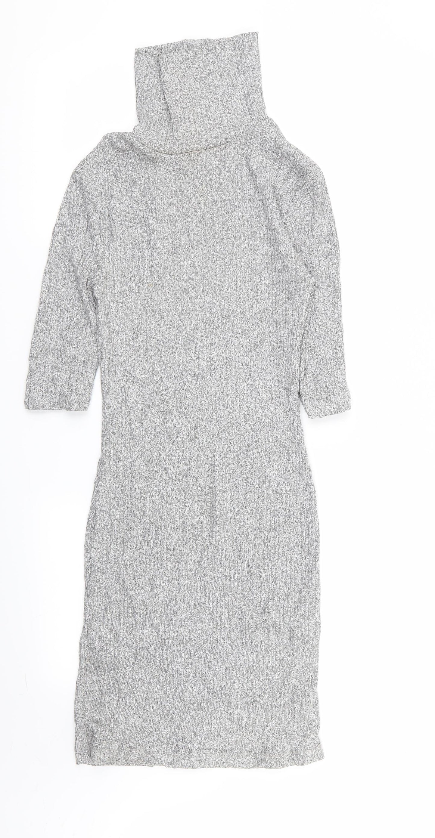 Topshop Womens Grey   Jumper Dress  Size 6