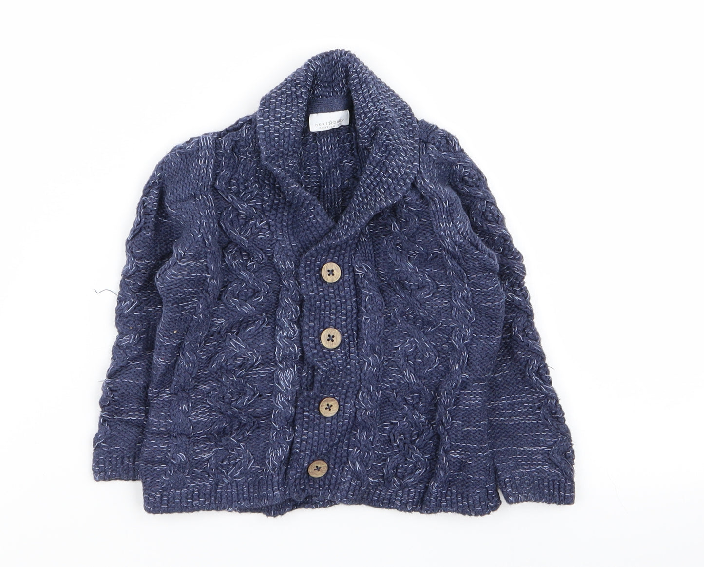 NEXT Boys Blue   Cardigan Jumper Size 12-18 Months