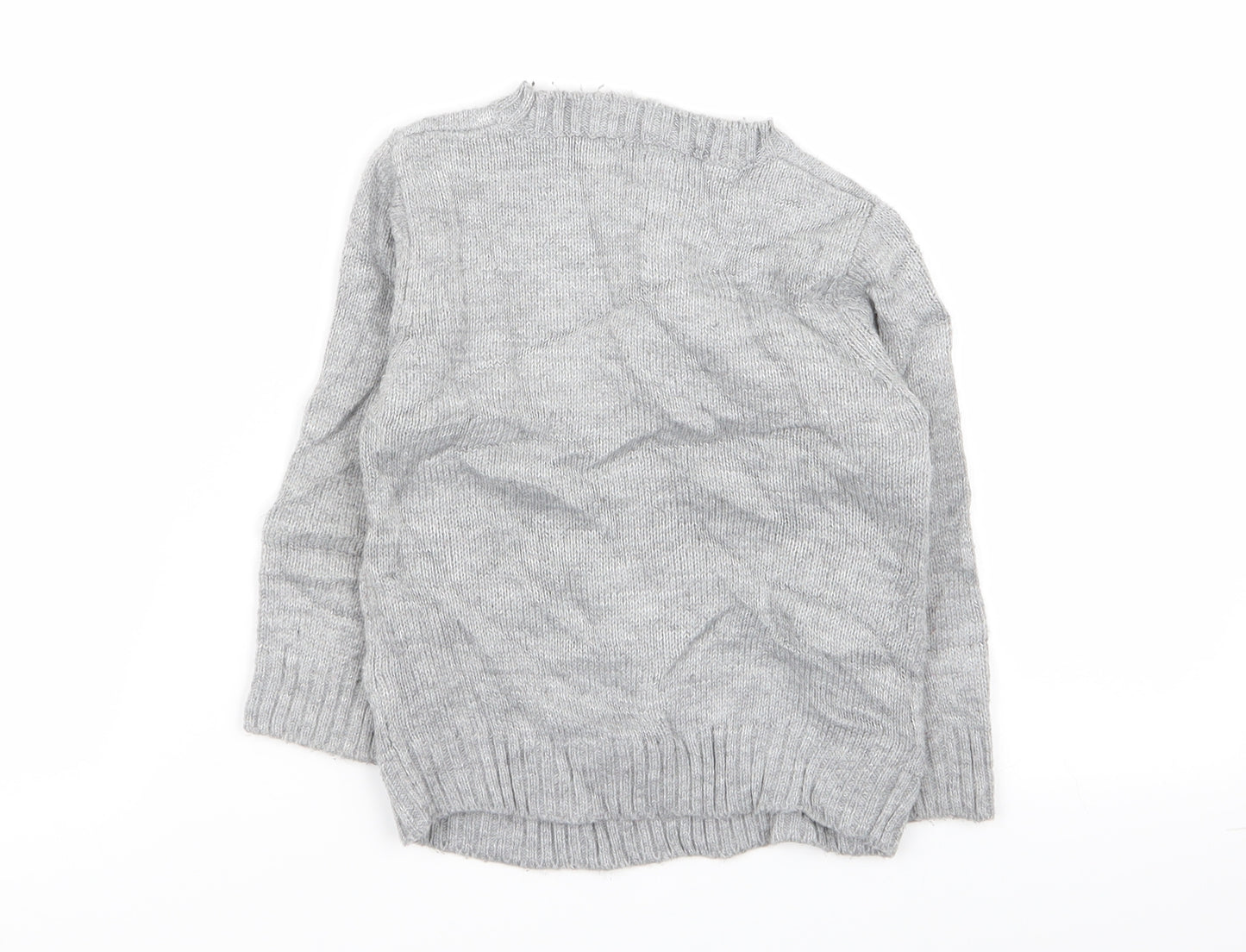 urban rascals Boys Grey   Pullover Jumper Size 3 Years  - Christmas Jumper