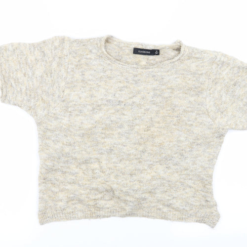 glassons Womens Beige   Pullover Jumper Size M