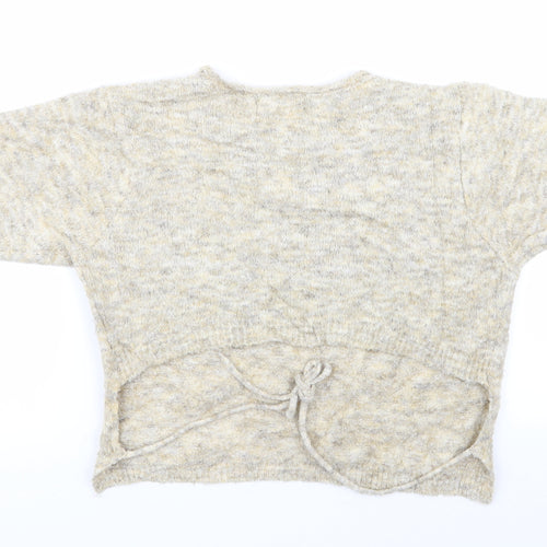 glassons Womens Beige   Pullover Jumper Size M