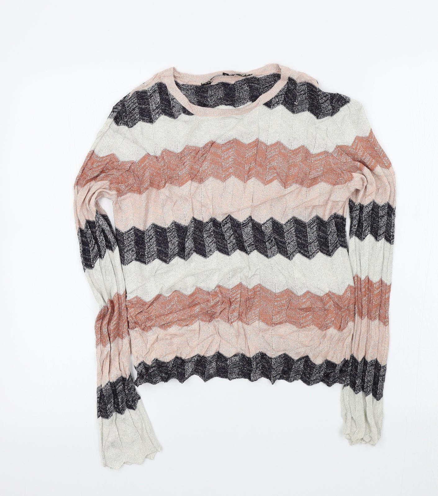Principles Womens Multicoloured Striped  Pullover Jumper Size 14