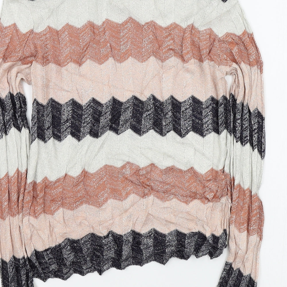 Principles Womens Multicoloured Striped  Pullover Jumper Size 14