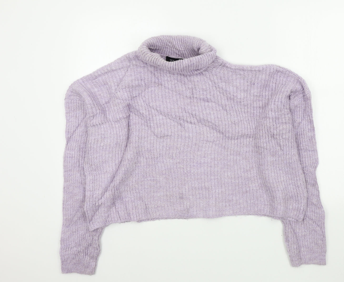 New Look Womens Purple   Pullover Jumper Size M