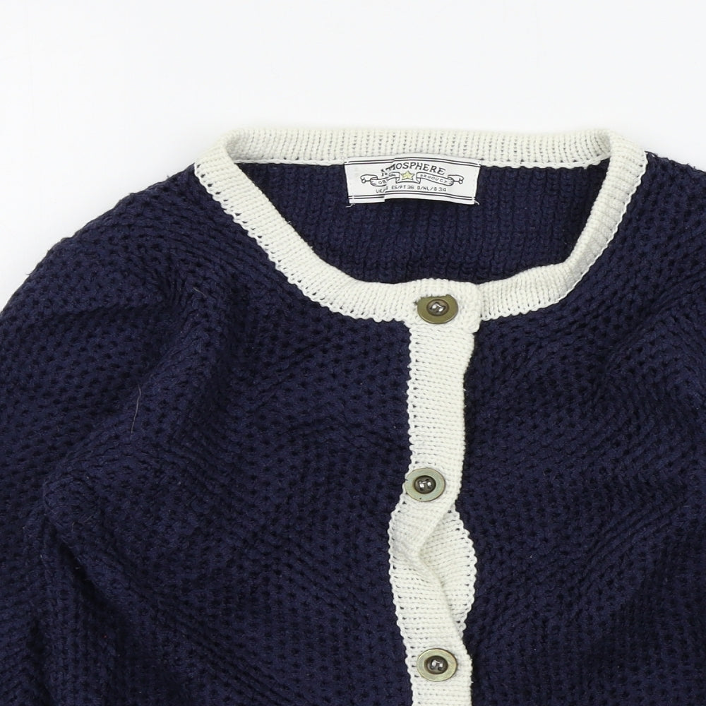 Primark Womens Blue   Cardigan Jumper Size 8