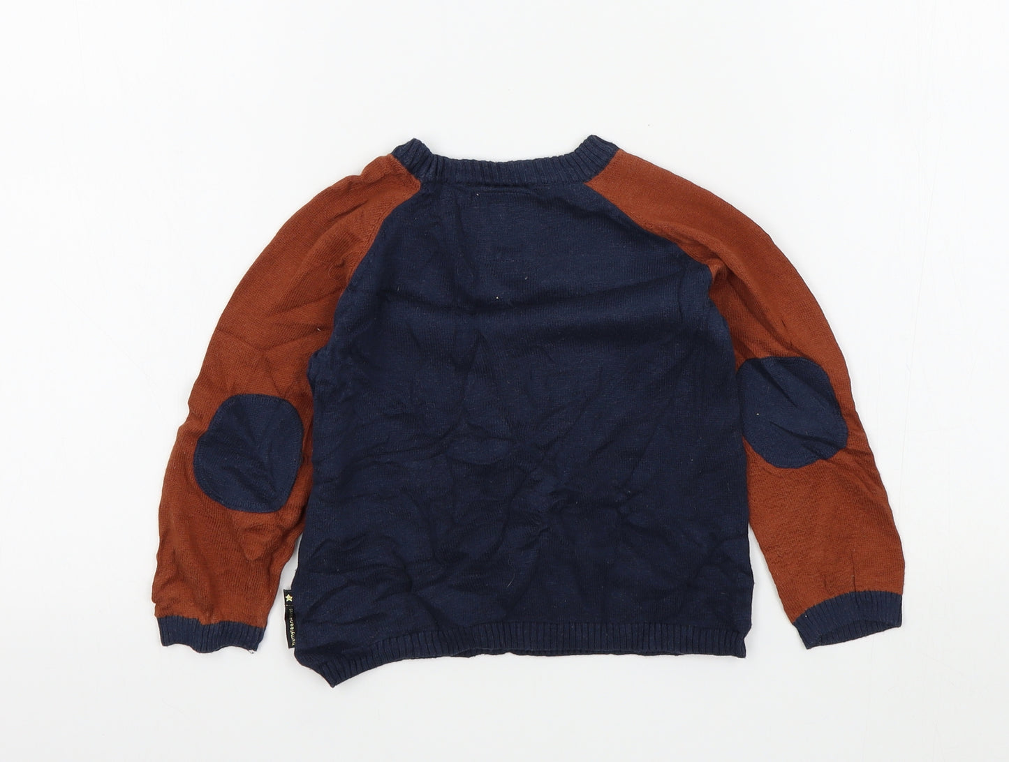 Mothercare Boys Brown   Pullover Jumper Size 2-3 Years
