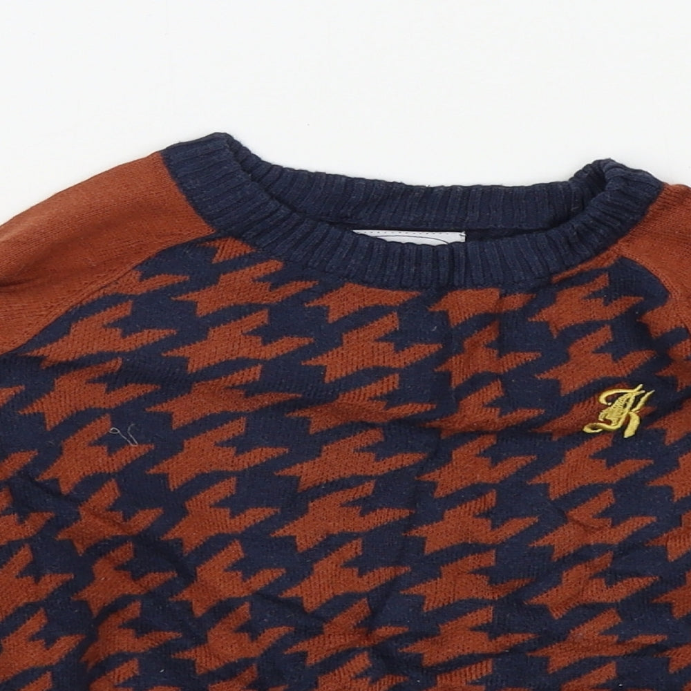 Mothercare Boys Brown   Pullover Jumper Size 2-3 Years