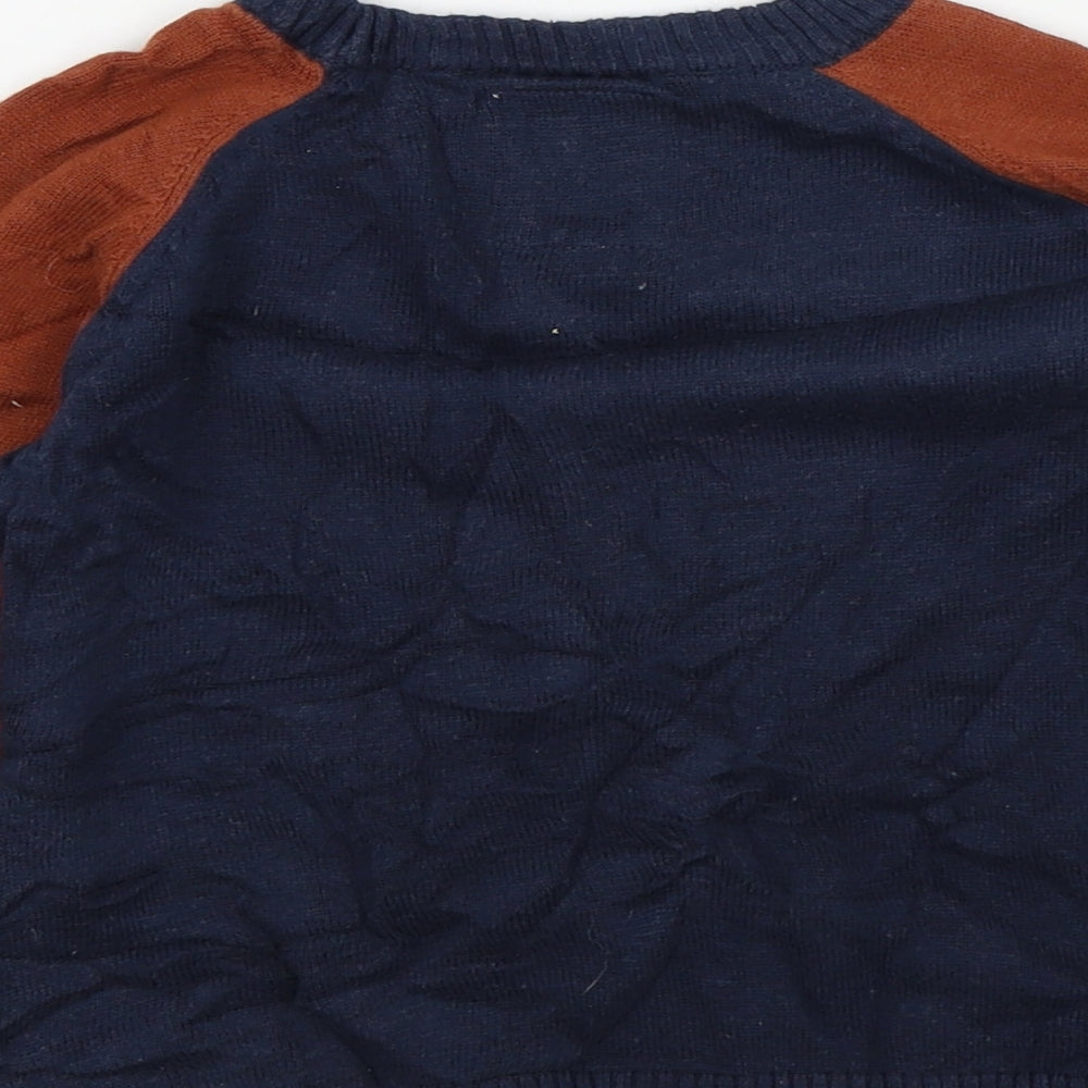 Mothercare Boys Brown   Pullover Jumper Size 2-3 Years