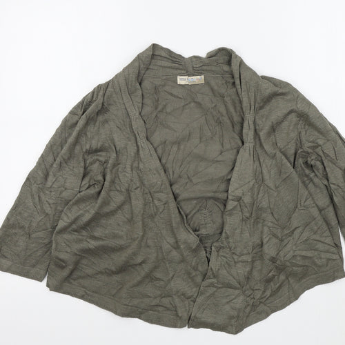 M&S Womens Grey   Cardigan Jumper Size 14