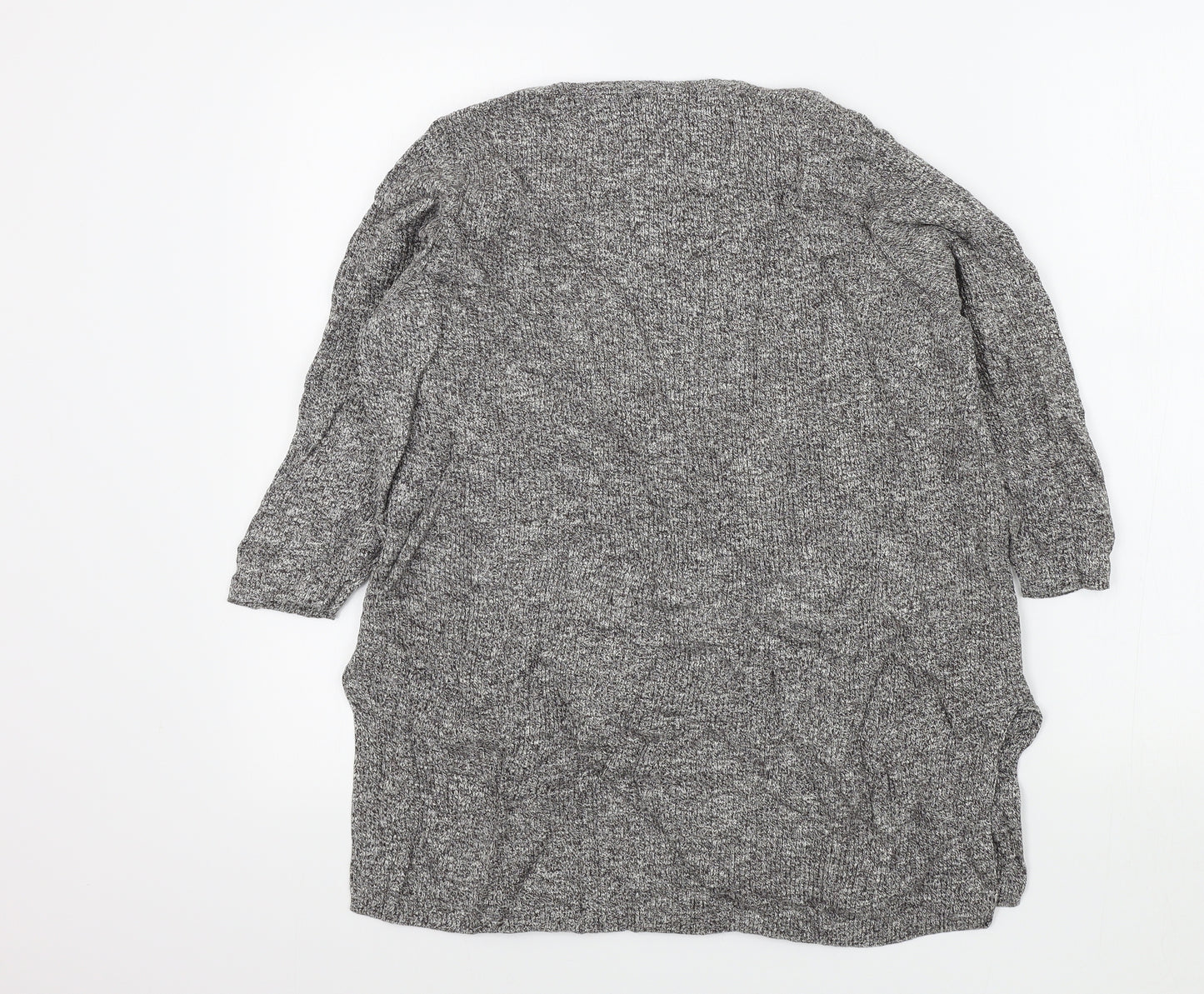 New Look Womens Grey   Henley Jumper Size 12