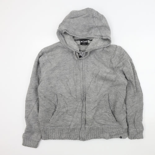 olas Mens Grey   Full Zip Jumper Size S