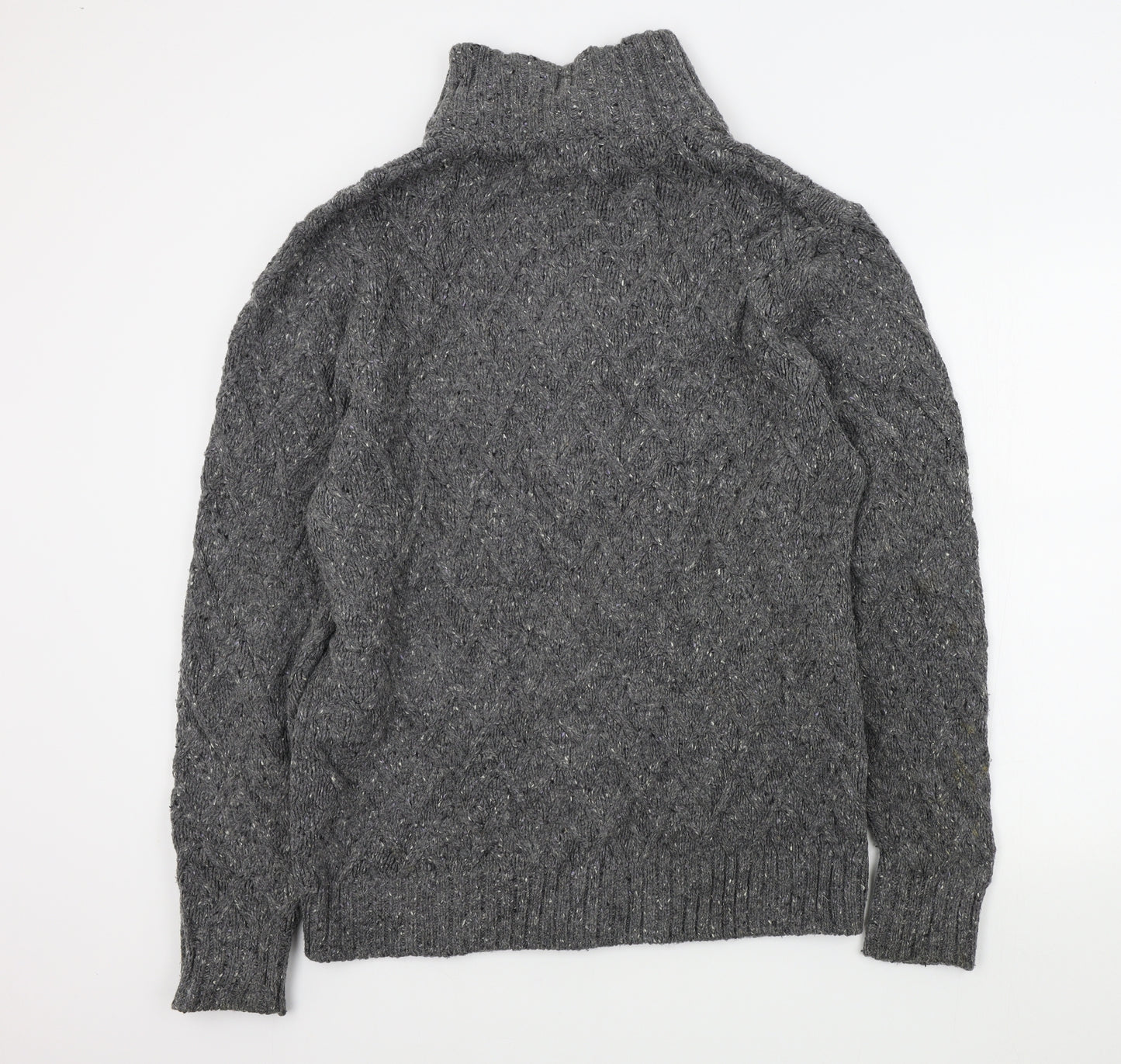 M&S Mens Grey   Cardigan Jumper Size L