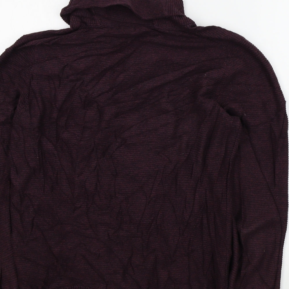 H&M Mens Purple Striped  Pullover Jumper Size S