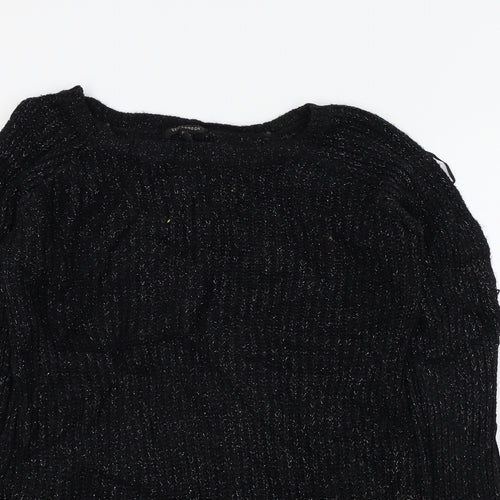 qud london Womens Black   Pullover Jumper Size M