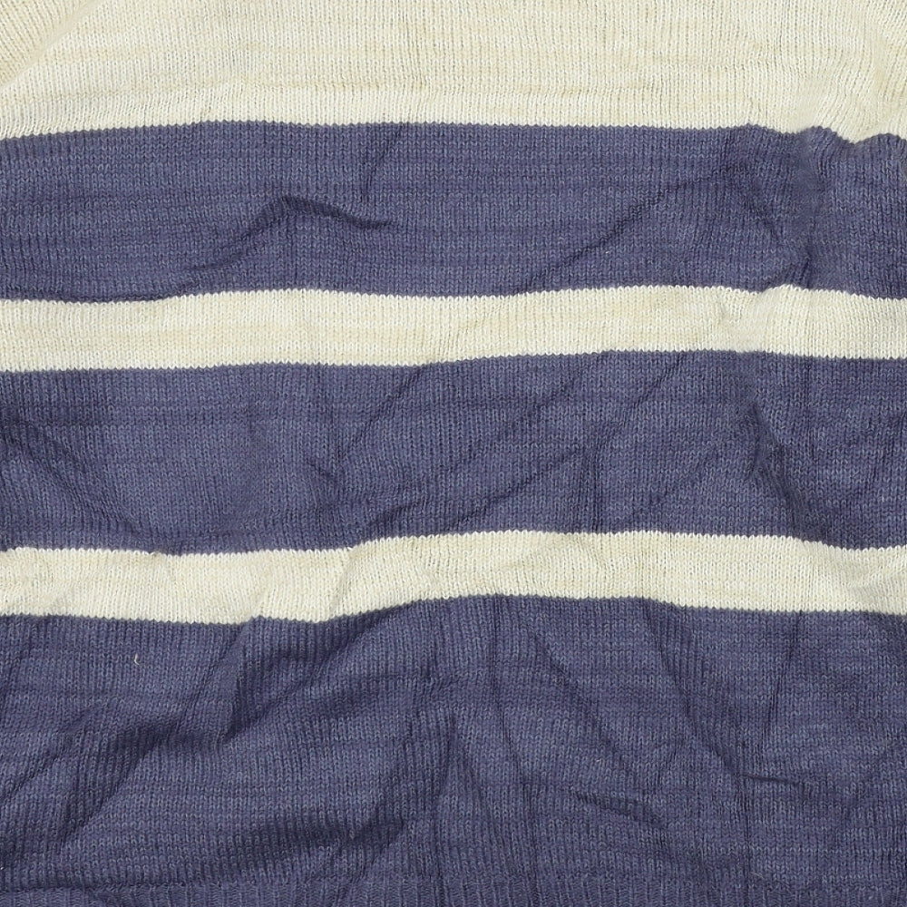 Primark Womens Blue Striped  Pullover Jumper Size 20