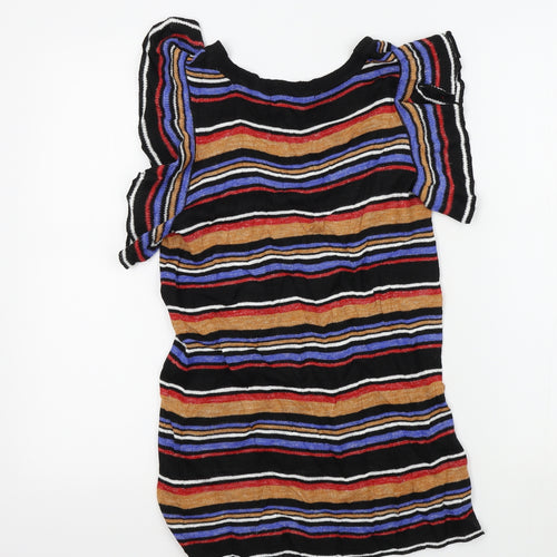 NEXT Womens Multicoloured Striped  Pullover Jumper Size 10