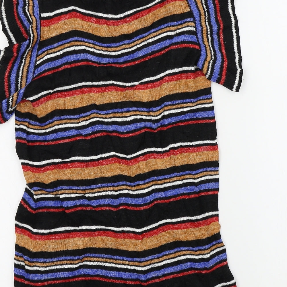 NEXT Womens Multicoloured Striped  Pullover Jumper Size 10