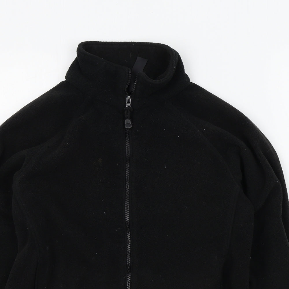 B&C Womens Black   Full Zip Jumper Size L