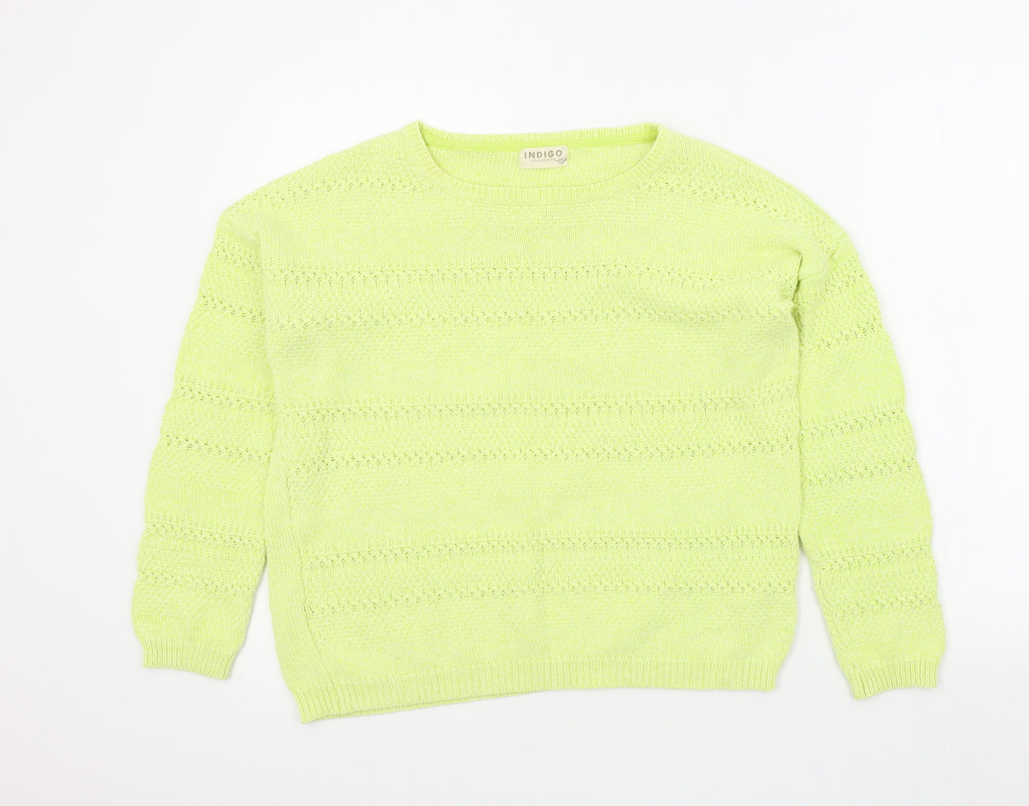 M&S Womens Yellow   Pullover Jumper Size 14