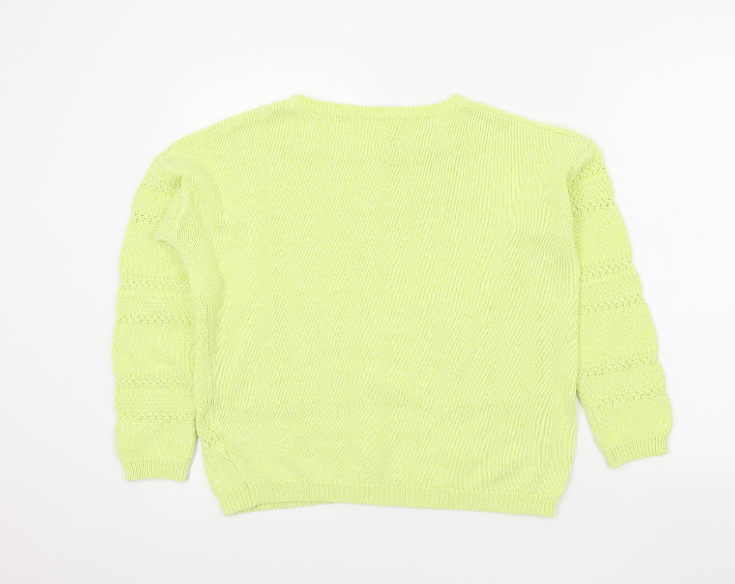 M&S Womens Yellow   Pullover Jumper Size 14