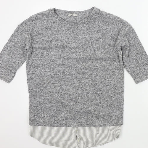 TU Womens Grey   Pullover Jumper Size 10