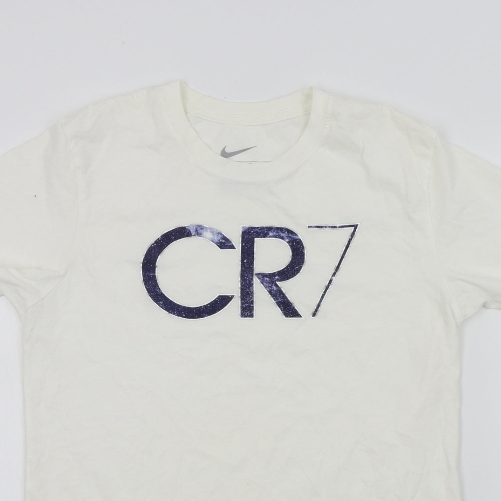 Nike Mens White Colourblock   T-Shirt Size M