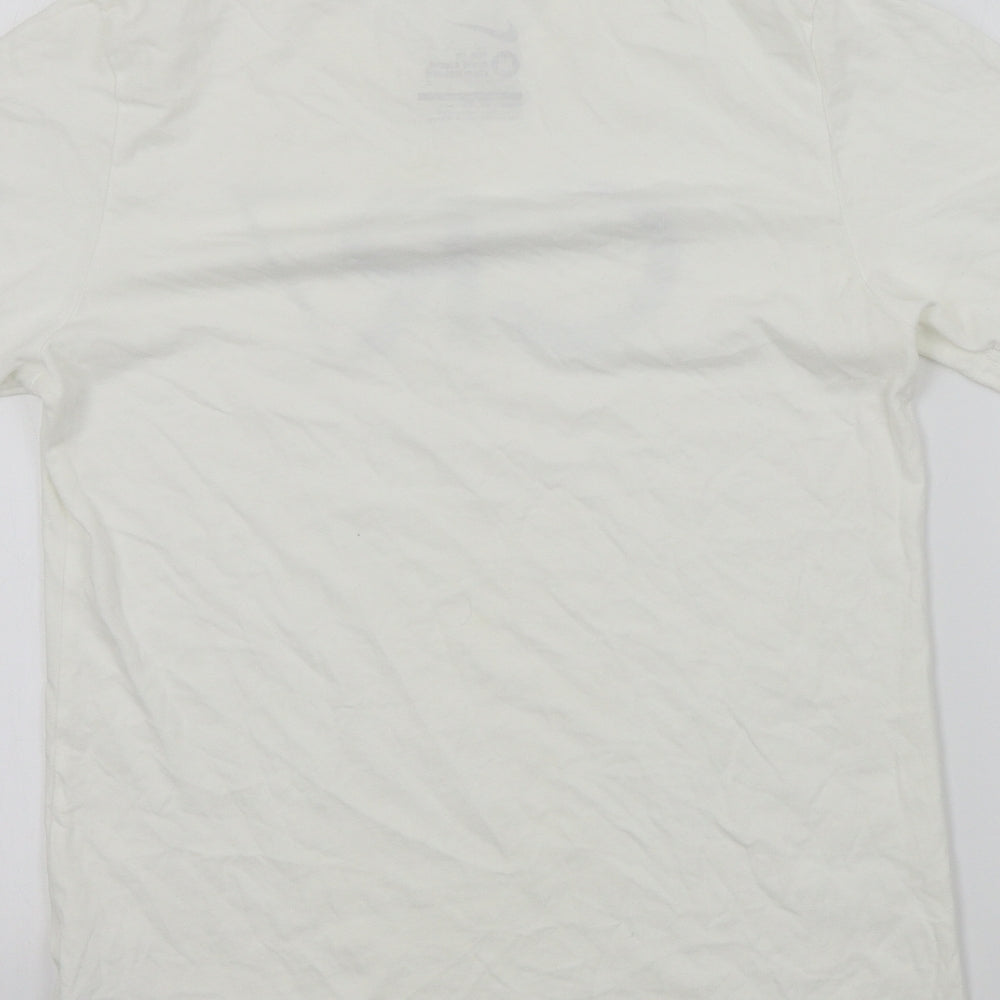 Nike Mens White Colourblock   T-Shirt Size M