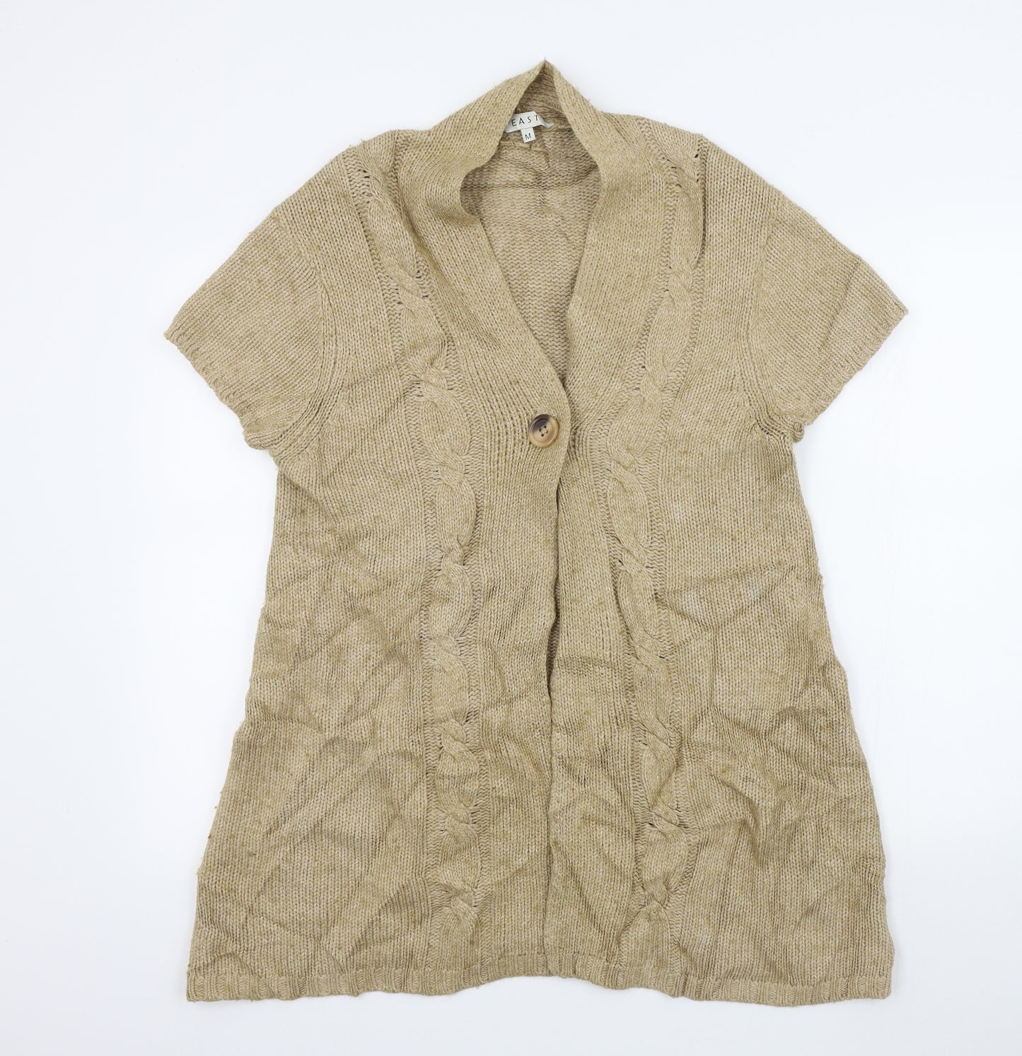 EAST Womens Brown   Cardigan Jumper Size M
