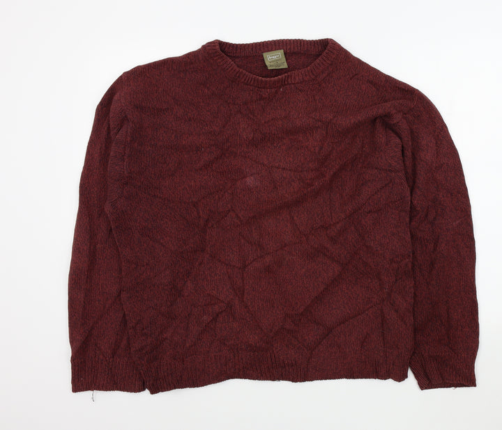 Haggar Mens Red   Pullover Jumper Size L