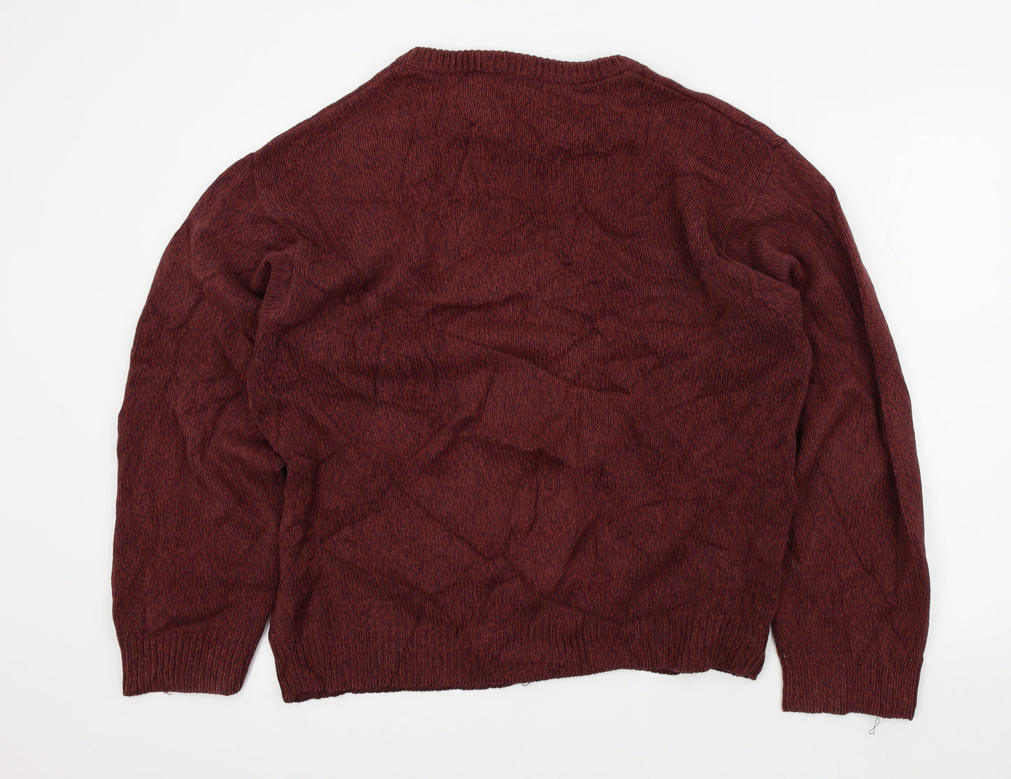 Haggar Mens Red   Pullover Jumper Size L