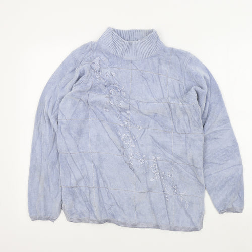 REFLECT Womens Blue   Pullover Jumper Size S