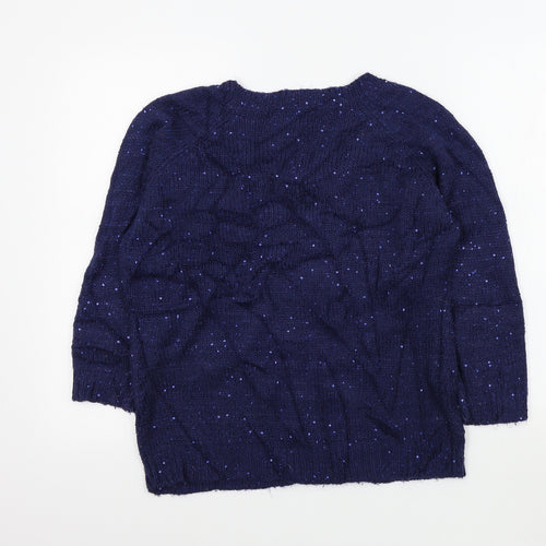 ORIGINALS Womens Blue   Pullover Jumper Size M
