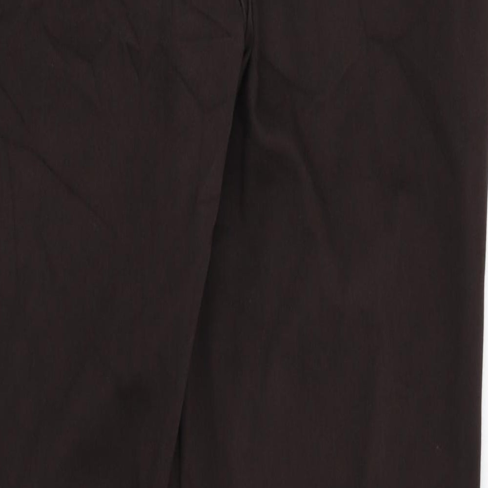 M&S Womens Brown   Trousers  Size 18 L32 in