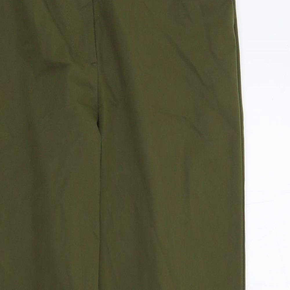 M&S Womens Green   Trousers  Size 6 L26 in