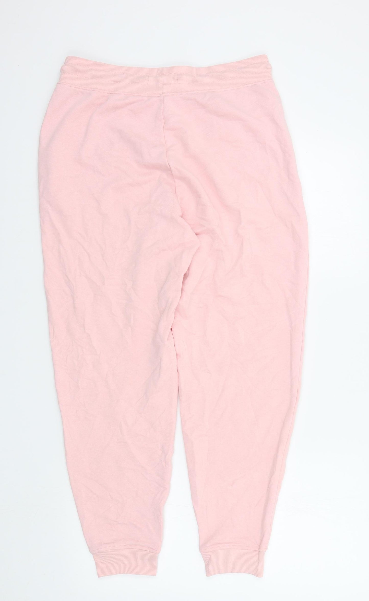 M&S Womens Pink   Jogger Trousers Size 12 L26 in