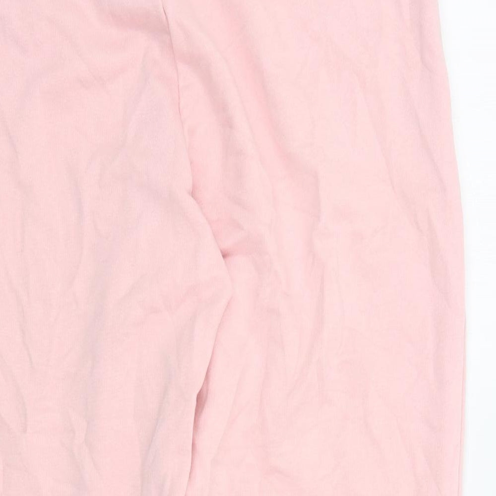 M&S Womens Pink   Jogger Trousers Size 12 L26 in