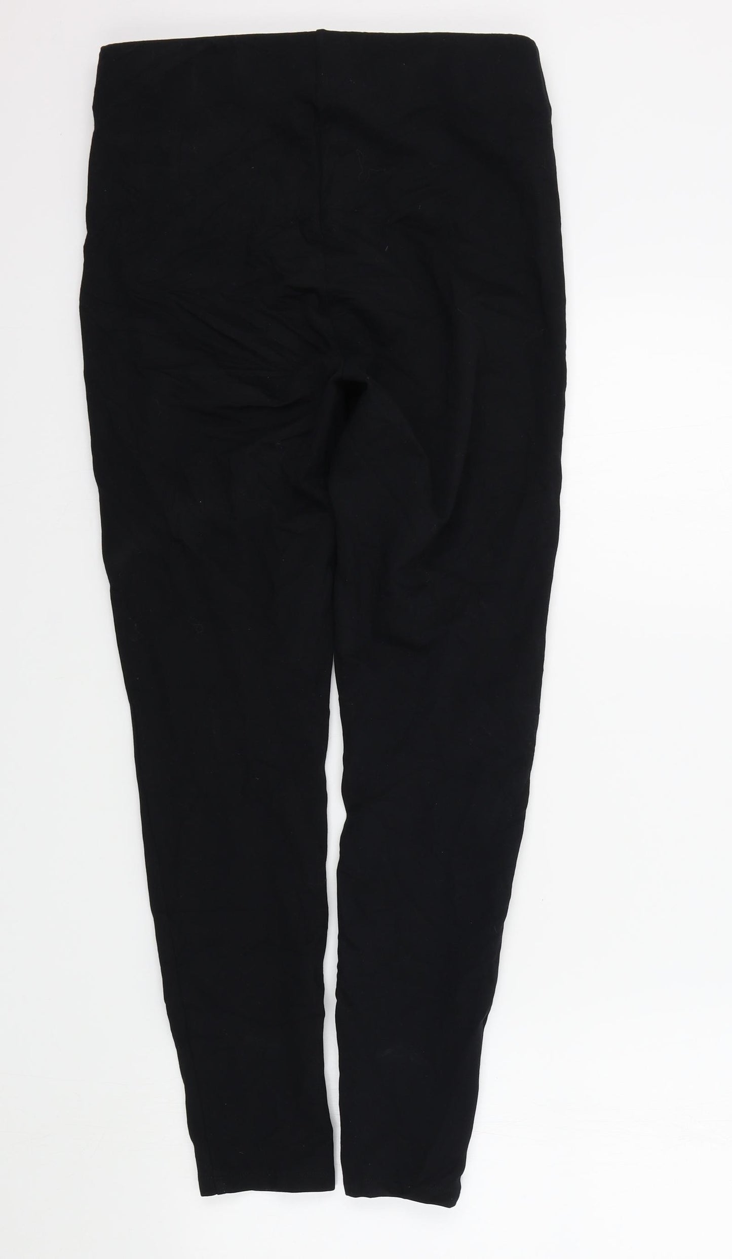 M&S Womens Black   Trousers  Size 10 L27 in