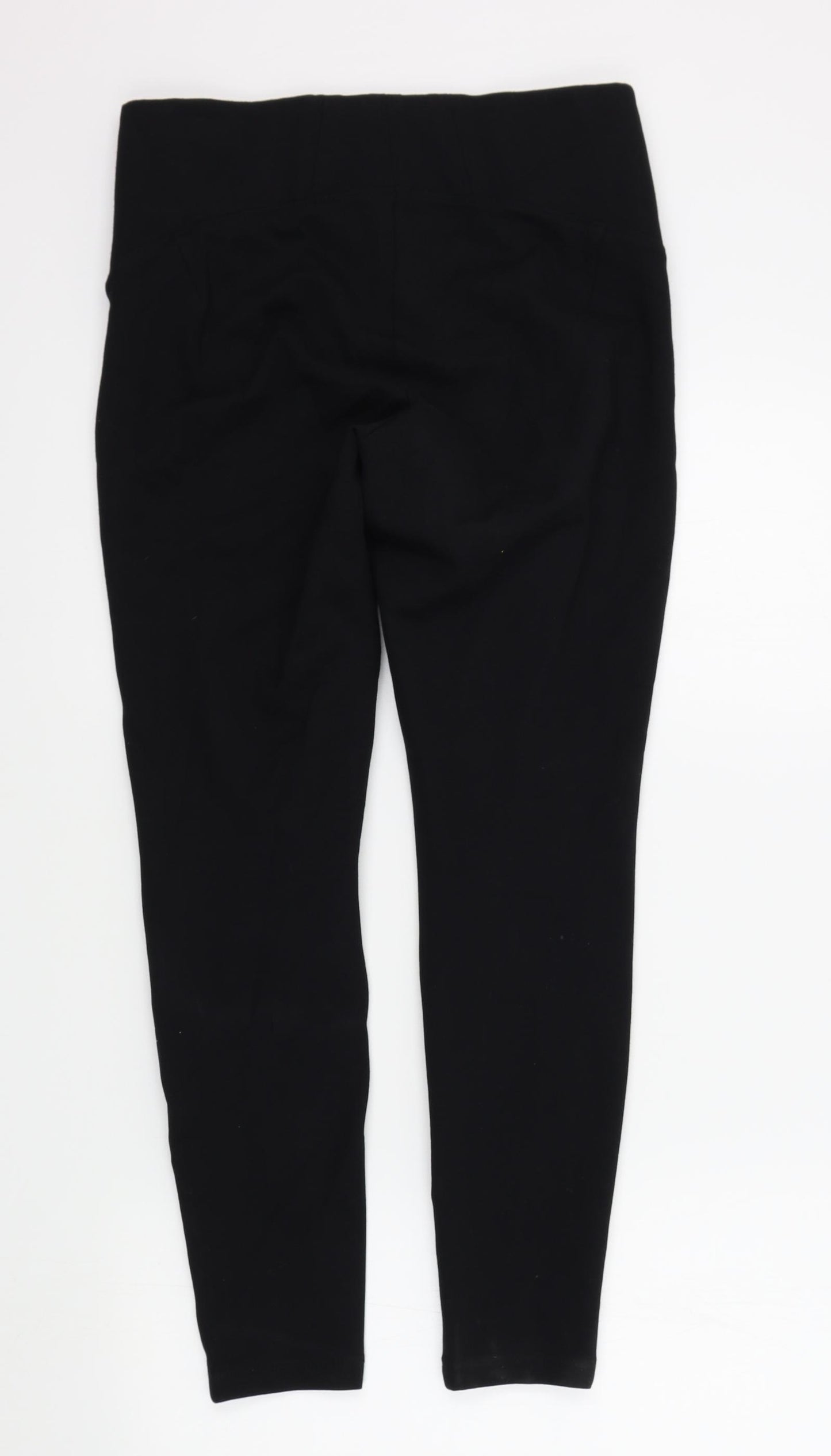 M&S Womens Black Colourblock  Jegging Leggings Size 12 L27 in