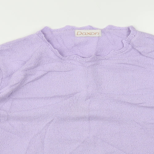 Daxon Womens Purple   Pullover Jumper Size 18
