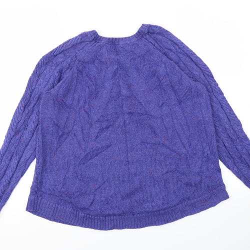 Bonmarché Womens Blue   Pullover Jumper Size M