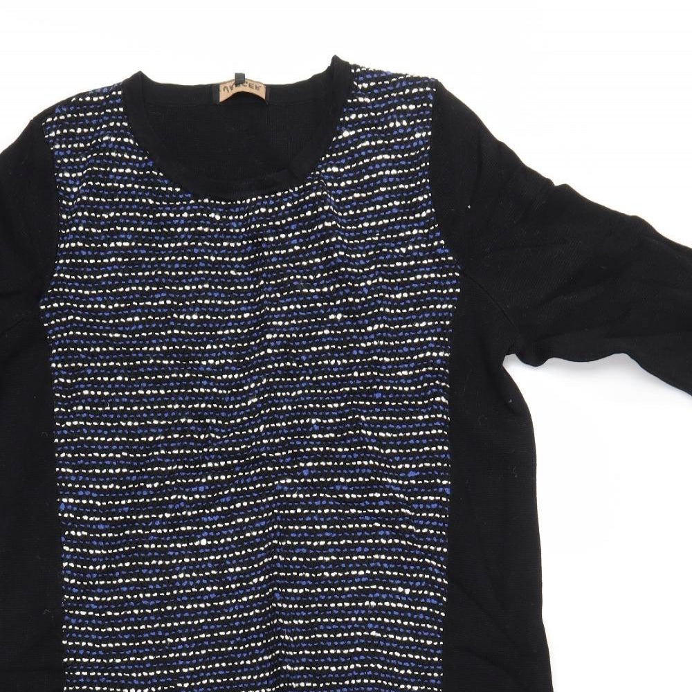 Jaeger Womens Black   Jumper Dress  Size L