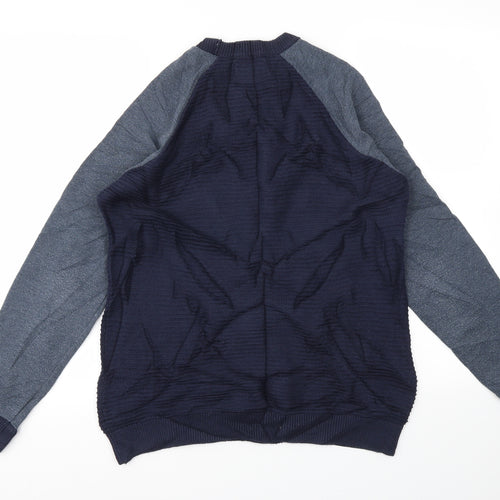 Topman Mens Blue   Pullover Sweatshirt Size M