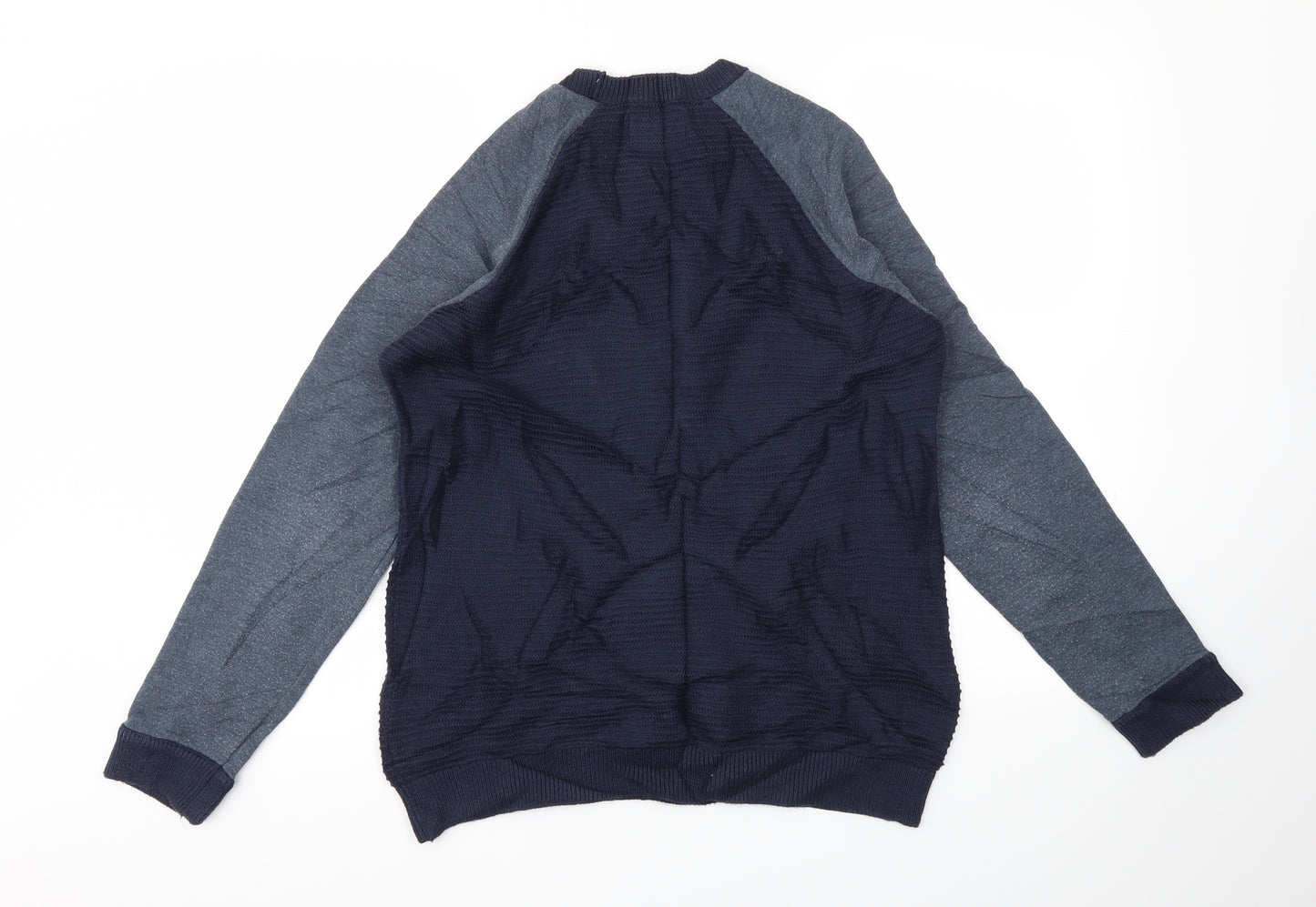 Topman Mens Blue   Pullover Sweatshirt Size M
