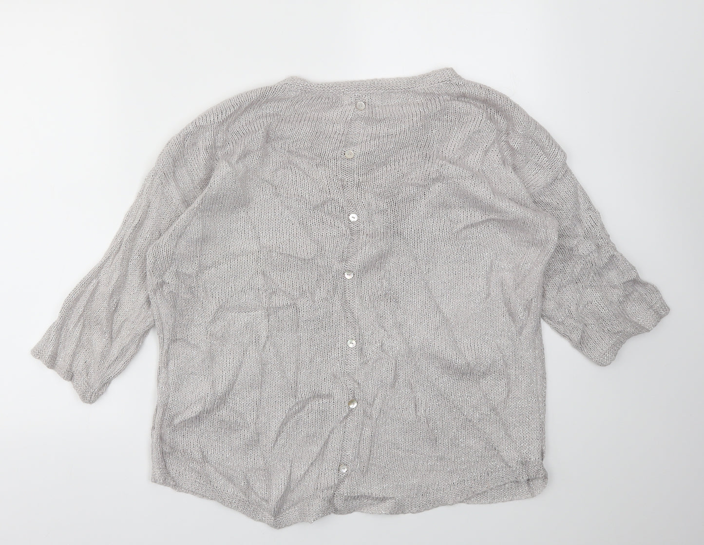 NEXT Womens Silver   Pullover Jumper Size 14