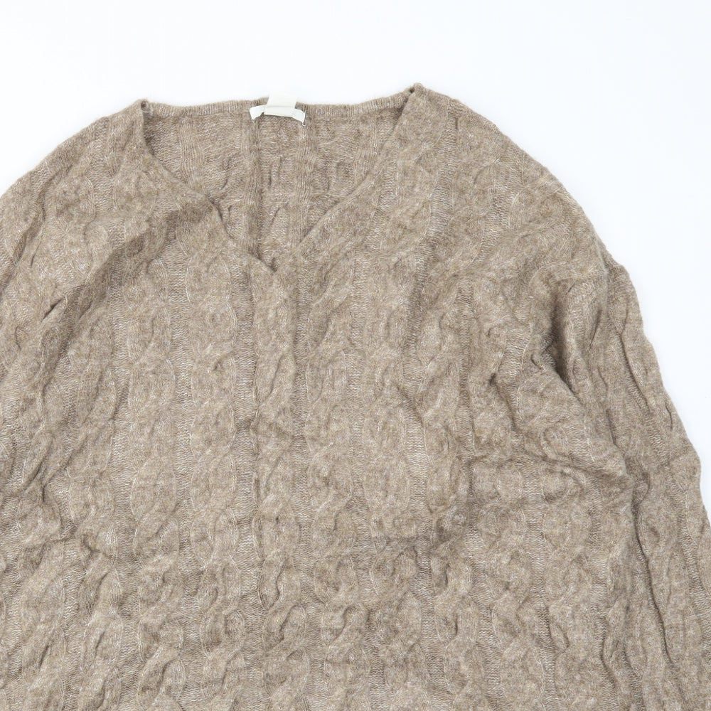H&M Womens Beige   Jumper Dress  Size M