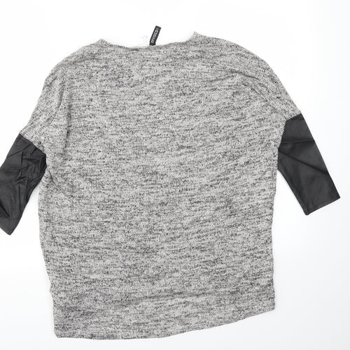 H&M Womens Grey   Pullover Jumper Size XS