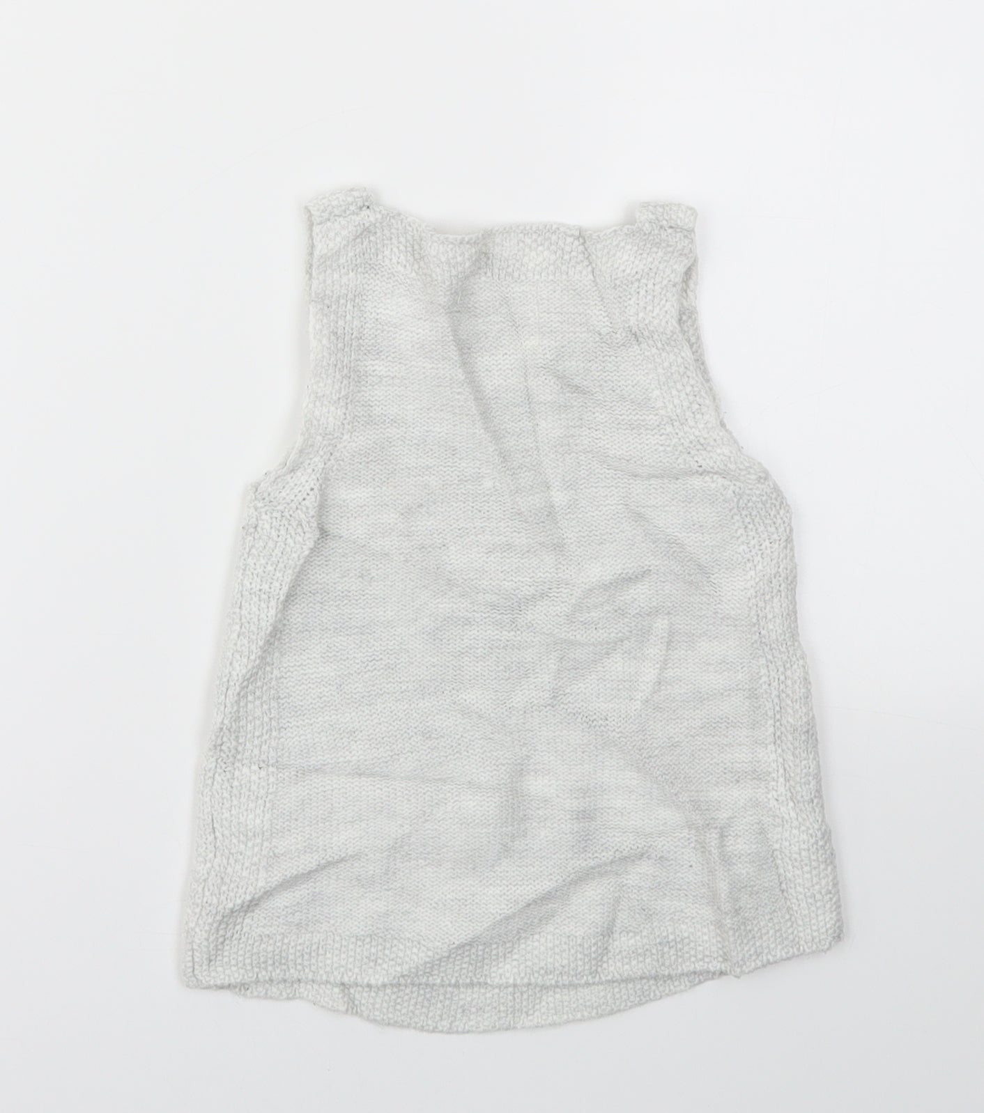 F&F Girls Grey   Jumper Dress  Size 9-12 Months